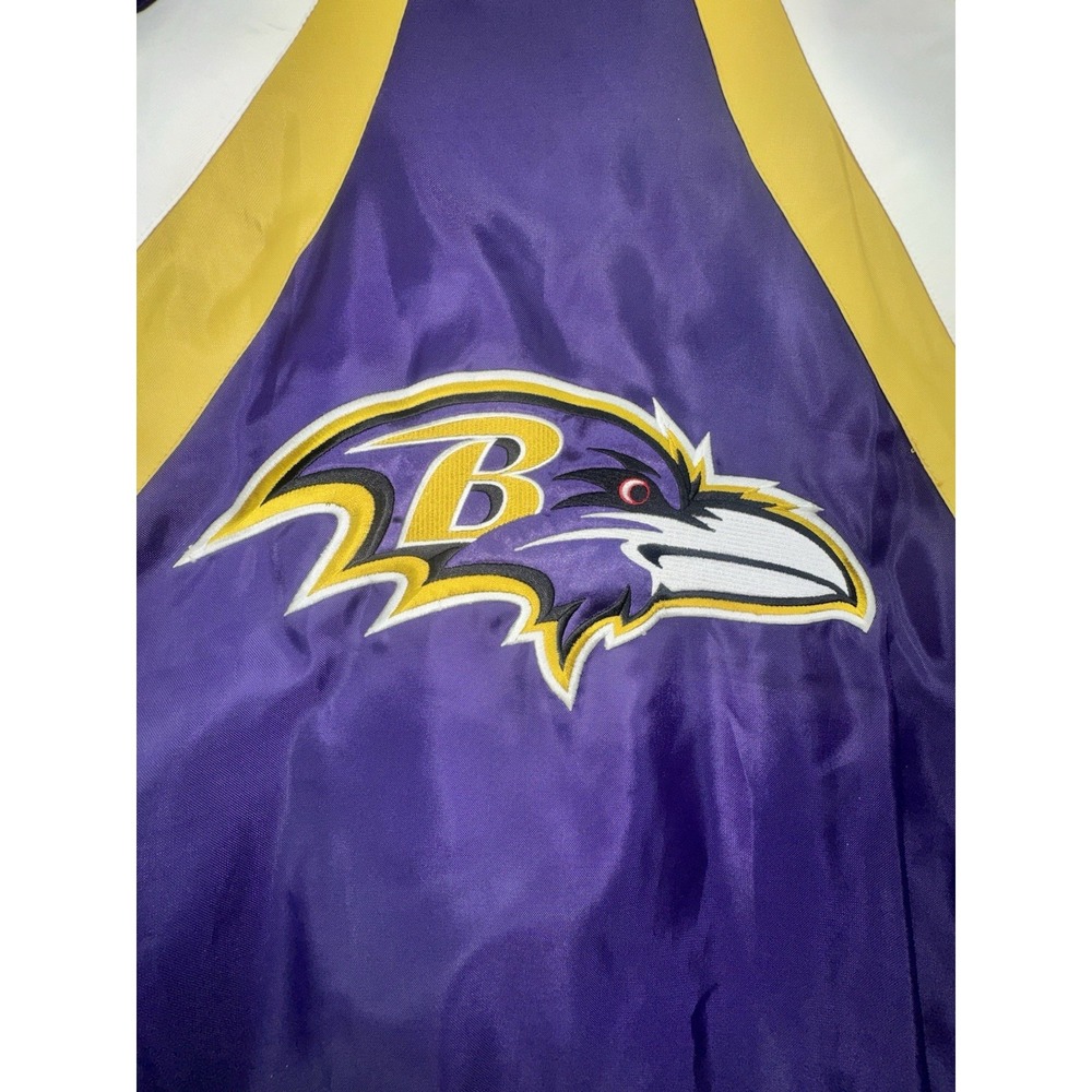 NFL Baltimore Ravens Thick Large Insulated Jacket Heavy G-III Apparel - Picture 5 of 11